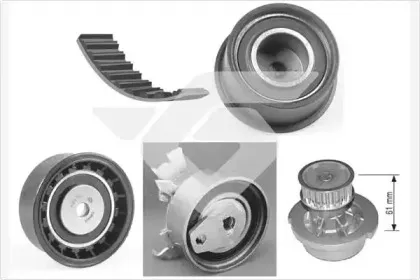 Водяной насос + комплект зубчатого ремня HUTCHINSON купить